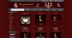 Desktop Screenshot of pharaonenland.de